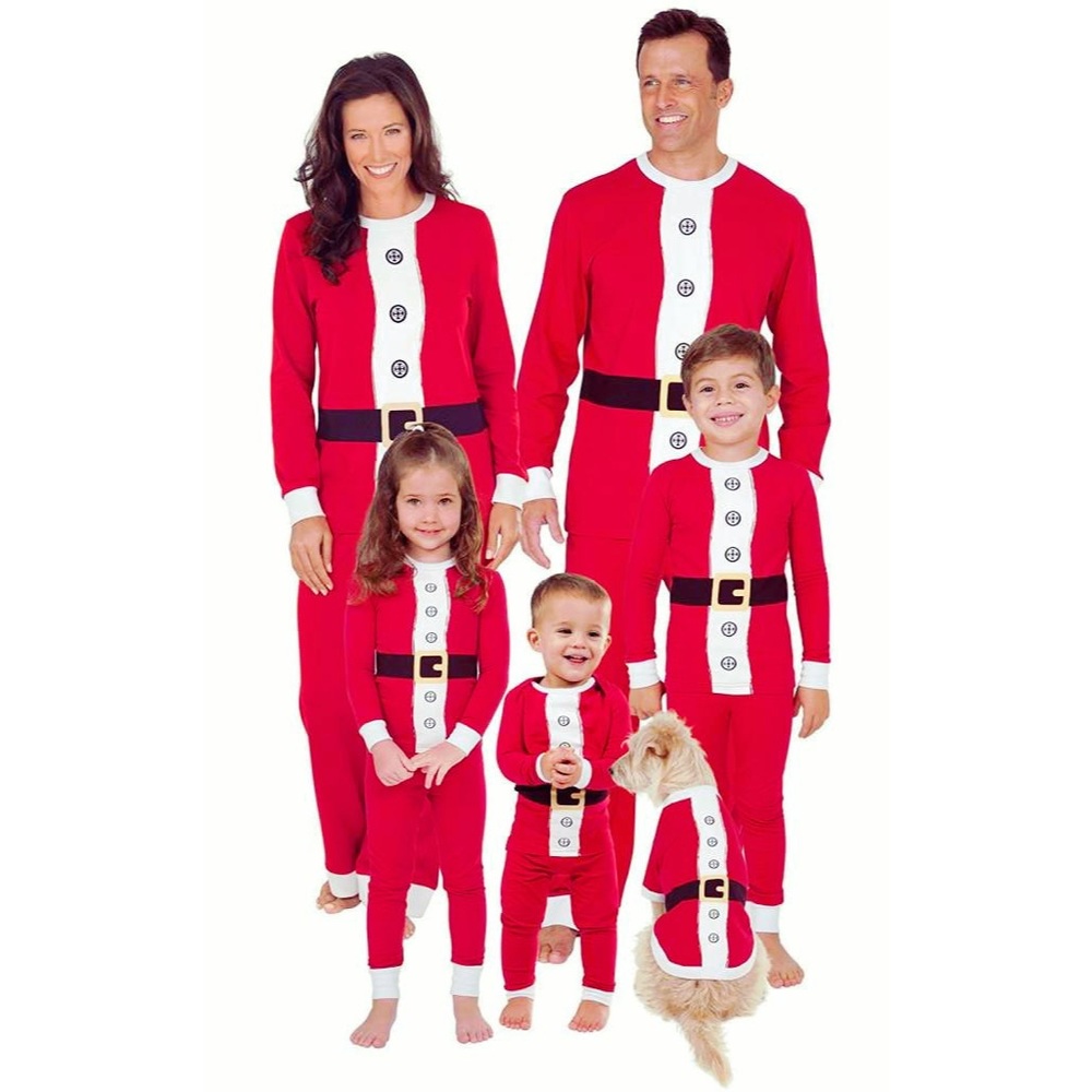 Mom and Baby Matching Christmas Pajama Set.